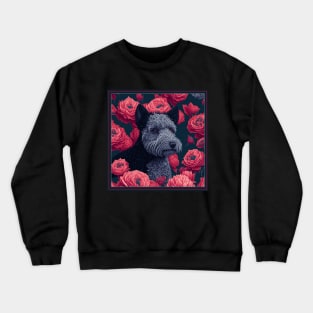 Рumi dog. Style vector (red version 2 pumi dog) Crewneck Sweatshirt